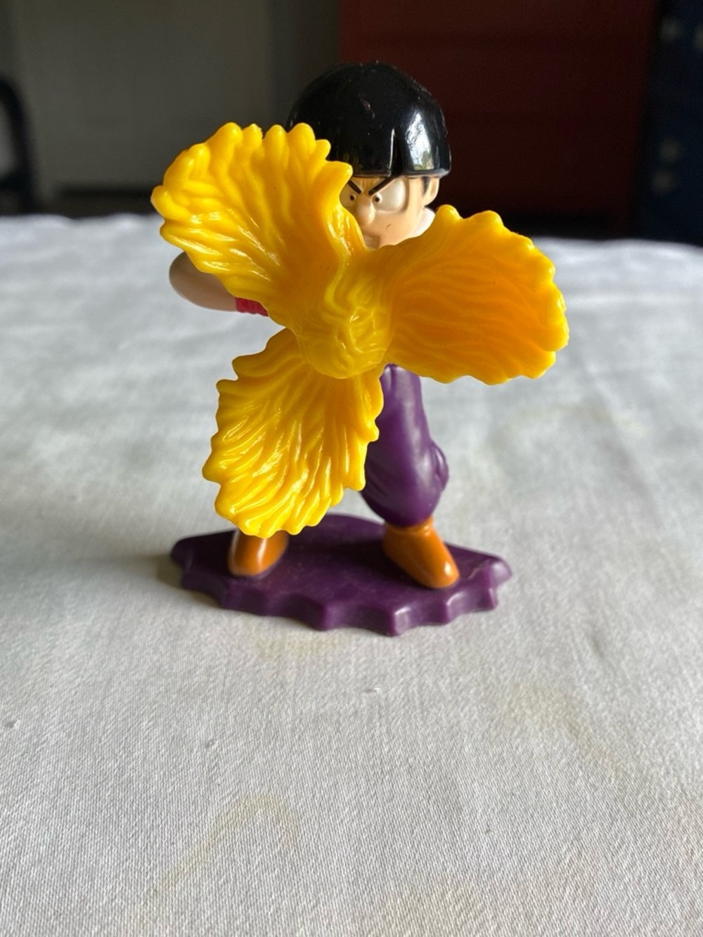 Dragon Ball Z Purple Base Figure with Yellow Winged Accessory